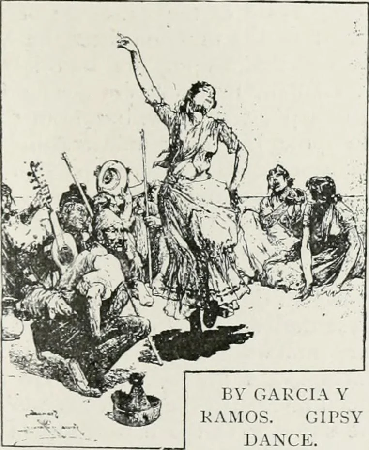 An illustration from Modern illustration, 1895, leaf 208