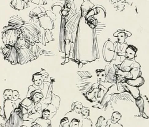 An illustration from Modern illustration, 1895, leaf 69