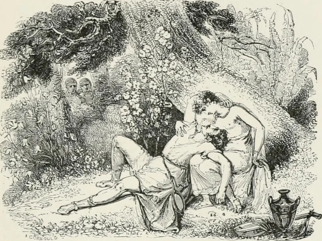 An illustration from Modern illustration, 1895, leaf 72