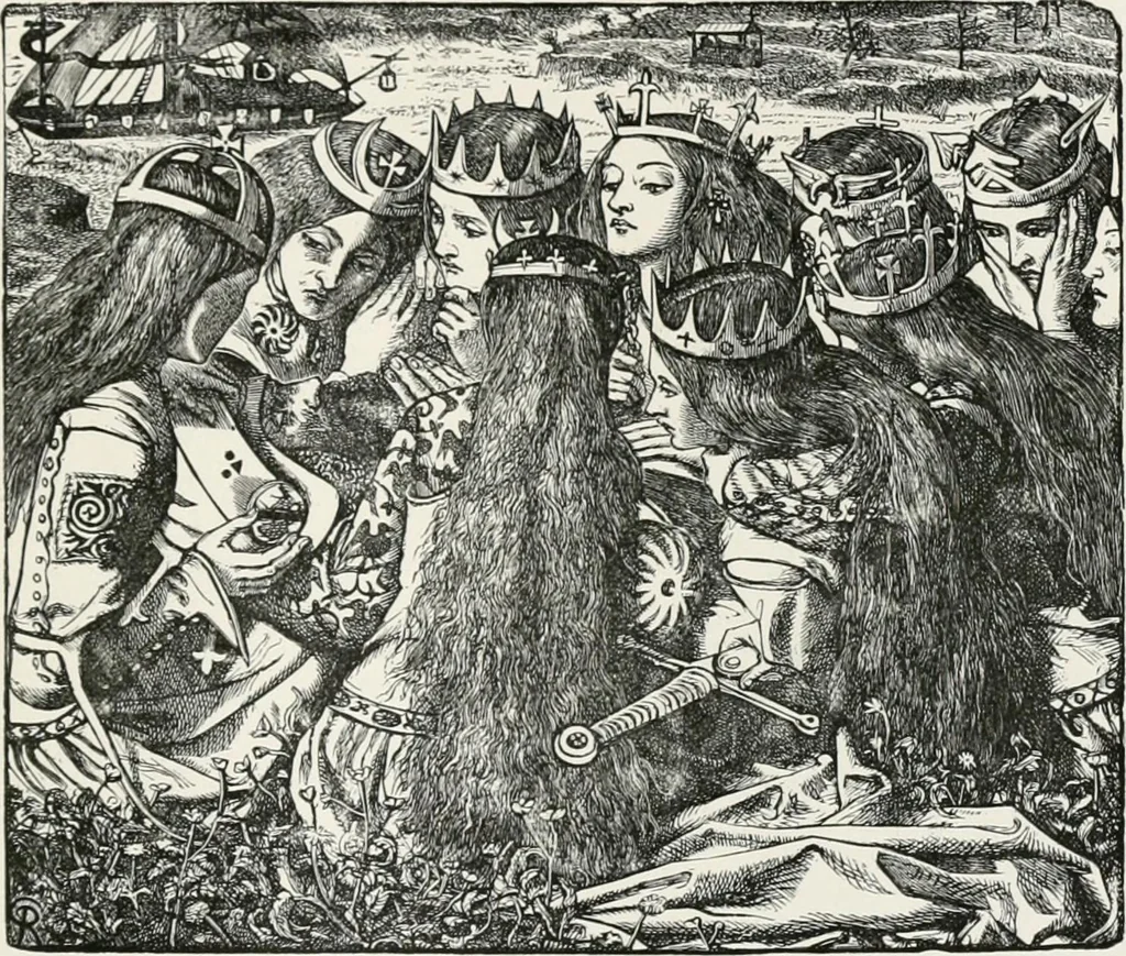 An illustration from Modern illustration, 1895, leaf 82