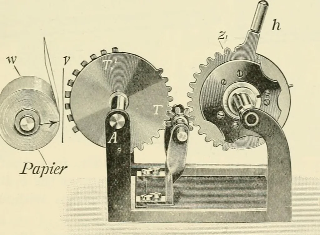 An illustration from Modern instruments and methods of calculation : a handbook of the Napier Tercentenary Exhibition, 1914, leaf 114