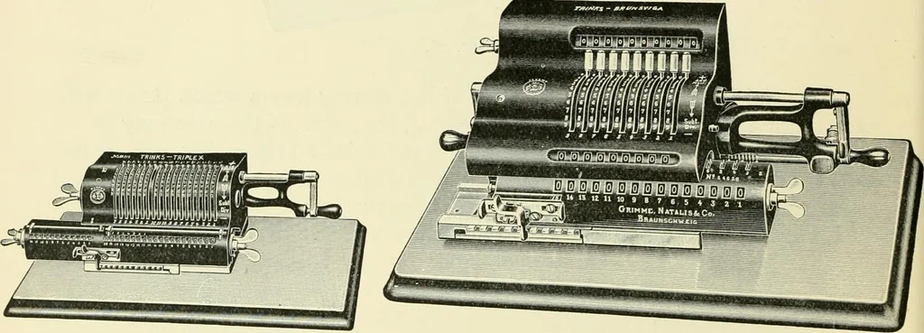 An illustration from Modern instruments and methods of calculation : a handbook of the Napier Tercentenary Exhibition, 1914, leaf 115