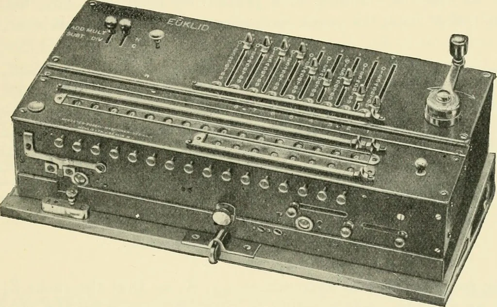 An illustration from Modern instruments and methods of calculation : a handbook of the Napier Tercentenary Exhibition, 1914, leaf 130