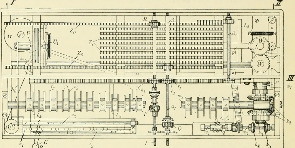 An illustration from Modern instruments and methods of calculation : a handbook of the Napier Tercentenary Exhibition, 1914, leaf 133