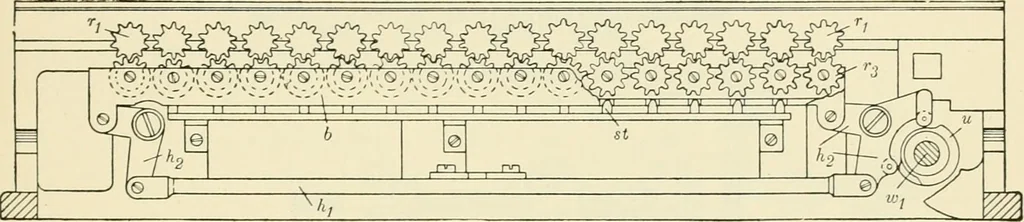 An illustration from Modern instruments and methods of calculation : a handbook of the Napier Tercentenary Exhibition, 1914, leaf 134