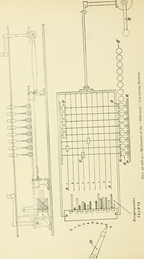 An illustration from Modern instruments and methods of calculation : a handbook of the Napier Tercentenary Exhibition, 1914, leaf 145