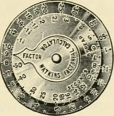 An illustration from Modern instruments and methods of calculation : a handbook of the Napier Tercentenary Exhibition, 1914, leaf 302