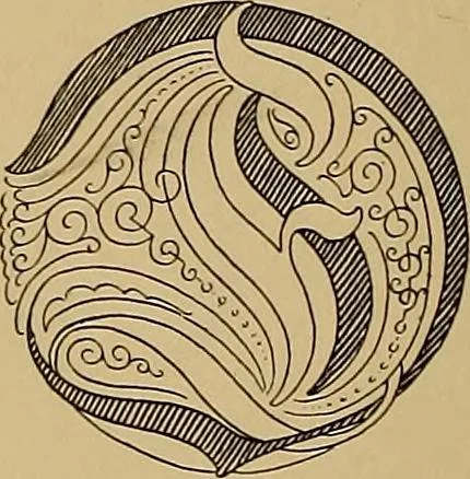 An illustration from Modern lettering, artistic and practical; a thorough and practical text-book for use in schools and colleges and for the self-instruction of architects, artists, decorators and sign writers; the construction of pen and ink designs for commercial uses; advertisements, letter heads, business cards, inscriptions, memorials, resolutions, etc., 1913, leaf 147
