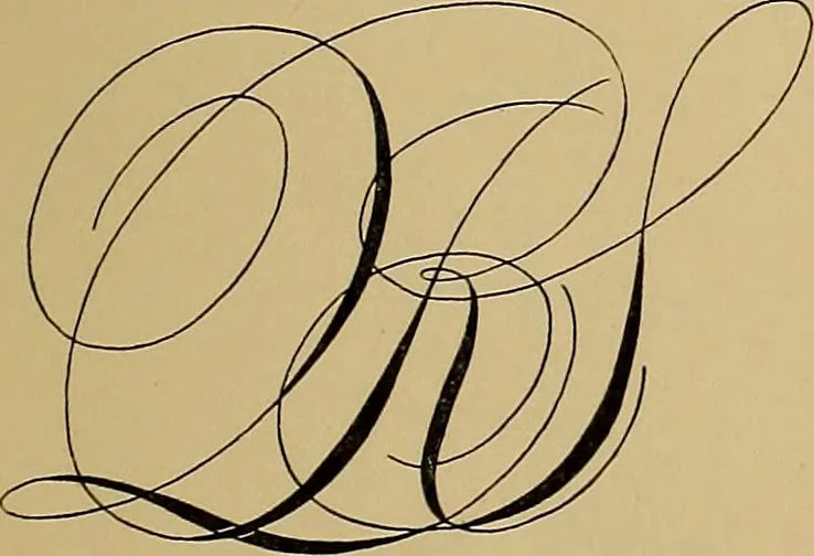 An illustration from Modern lettering, artistic and practical; a thorough and practical text-book for use in schools and colleges and for the self-instruction of architects, artists, decorators and sign writers; the construction of pen and ink designs for commercial uses; advertisements, letter heads, business cards, inscriptions, memorials, resolutions, etc., 1913, leaf 148
