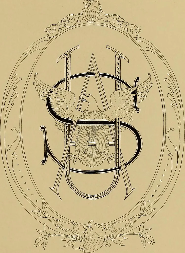 An illustration from Modern lettering, artistic and practical; a thorough and practical text-book for use in schools and colleges and for the self-instruction of architects, artists, decorators and sign writers; the construction of pen and ink designs for commercial uses; advertisements, letter heads, business cards, inscriptions, memorials, resolutions, etc., 1913, leaf 148