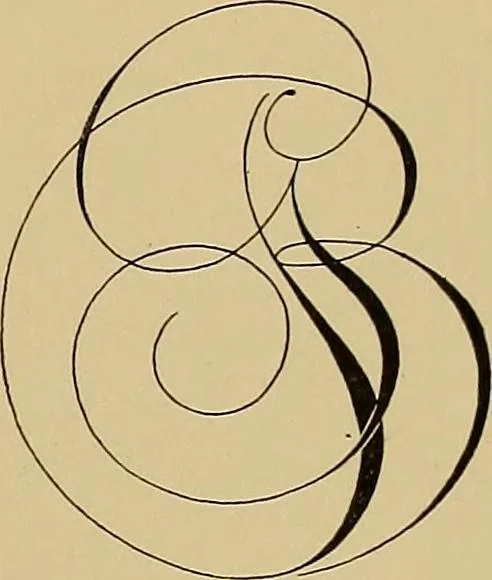 An illustration from Modern lettering, artistic and practical; a thorough and practical text-book for use in schools and colleges and for the self-instruction of architects, artists, decorators and sign writers; the construction of pen and ink designs for commercial uses; advertisements, letter heads, business cards, inscriptions, memorials, resolutions, etc., 1913, leaf 148