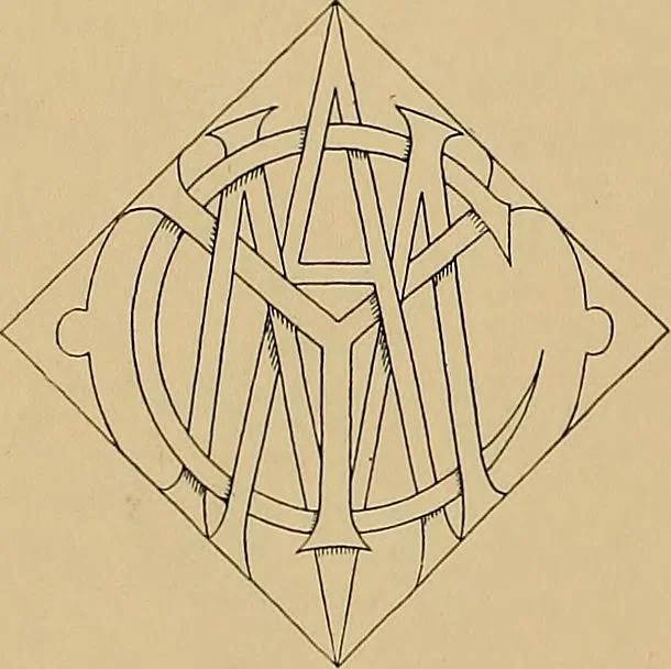 An illustration from Modern lettering, artistic and practical; a thorough and practical text-book for use in schools and colleges and for the self-instruction of architects, artists, decorators and sign writers; the construction of pen and ink designs for commercial uses; advertisements, letter heads, business cards, inscriptions, memorials, resolutions, etc., 1913, leaf 149