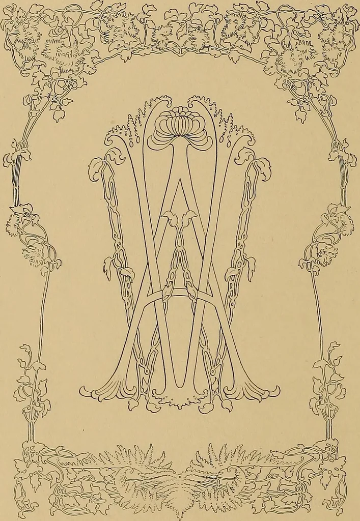 An illustration from Modern lettering, artistic and practical; a thorough and practical text-book for use in schools and colleges and for the self-instruction of architects, artists, decorators and sign writers; the construction of pen and ink designs for commercial uses; advertisements, letter heads, business cards, inscriptions, memorials, resolutions, etc., 1913, leaf 149