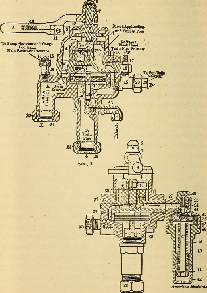 An illustration from Modern locomotive engineering, with questions and answers .., 1913, leaf 549