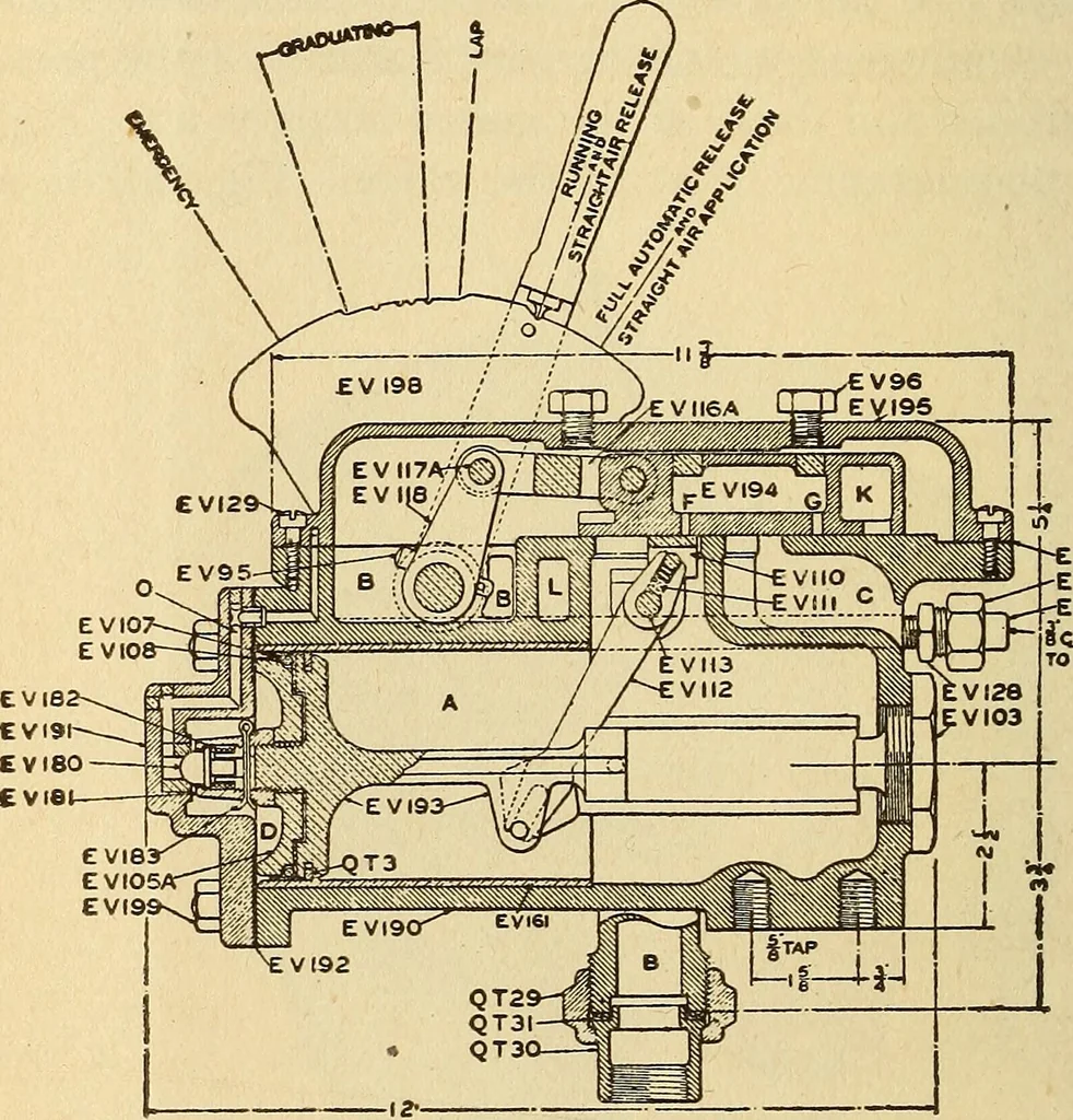 An illustration from Modern locomotive engineering, with questions and answers .., 1913, leaf 663