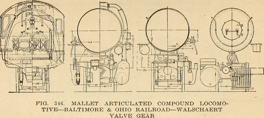 An illustration from Modern locomotive engineering, with questions and answers .., 1913, leaf 800