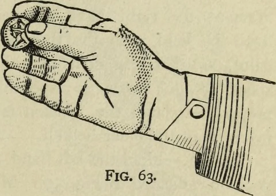 An illustration from Modern magic. : A practical treatise on the art of conjuring., 1885, leaf 172