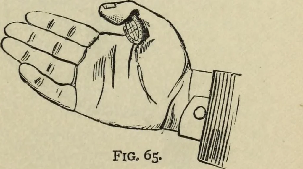 An illustration from Modern magic. : A practical treatise on the art of conjuring., 1885, leaf 172