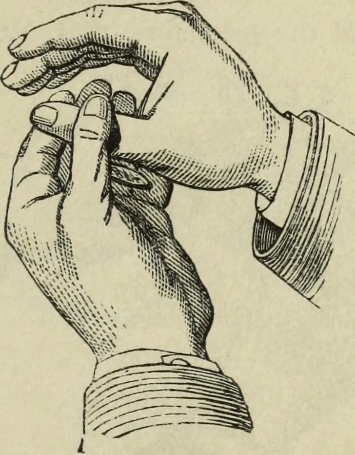 An illustration from Modern magic. : A practical treatise on the art of conjuring., 1885, leaf 174
