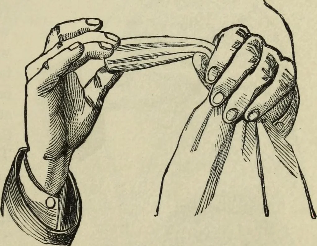 An illustration from Modern magic. : A practical treatise on the art of conjuring., 1885, leaf 188