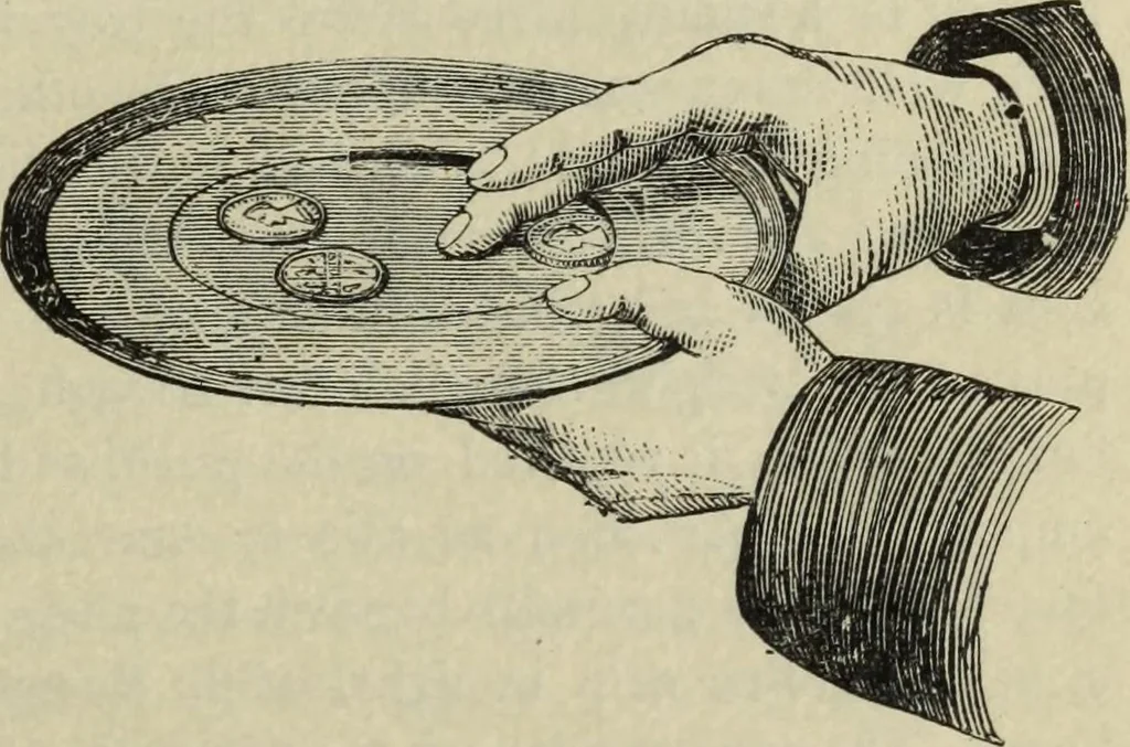 An illustration from Modern magic. : A practical treatise on the art of conjuring., 1885, leaf 232