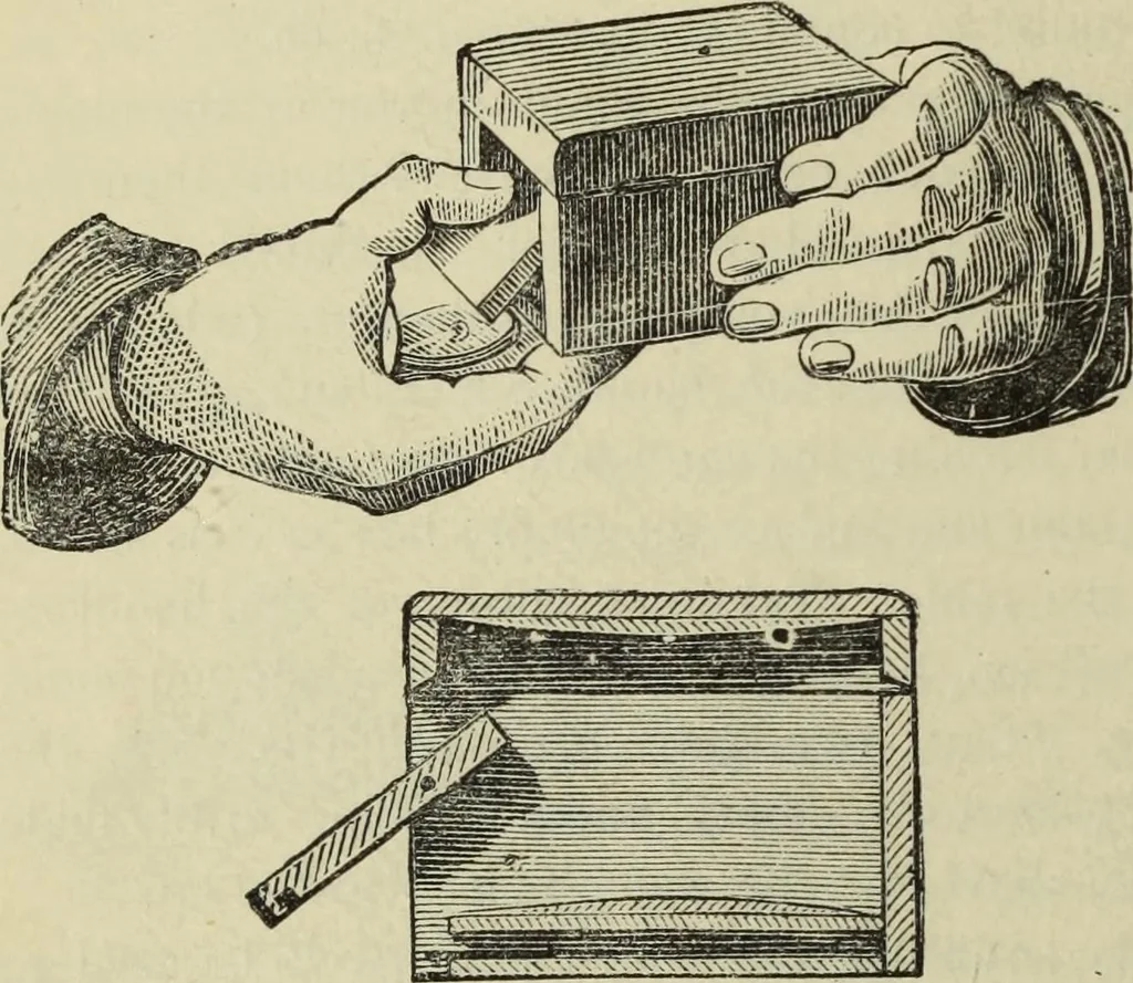 An illustration from Modern magic. : A practical treatise on the art of conjuring., 1885, leaf 243