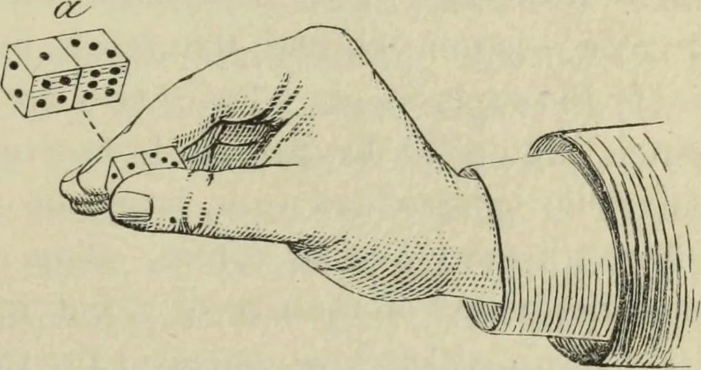 An illustration from Modern magic. : A practical treatise on the art of conjuring., 1885, leaf 292