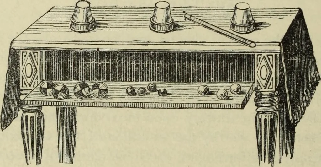 An illustration from Modern magic. : A practical treatise on the art of conjuring., 1885, leaf 295