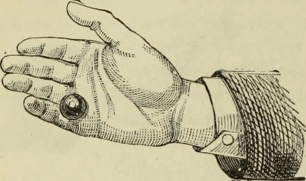 An illustration from Modern magic. : A practical treatise on the art of conjuring., 1885, leaf 297