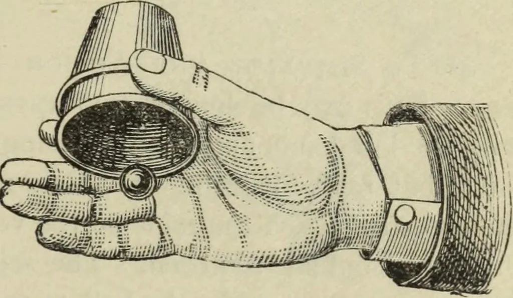 An illustration from Modern magic. : A practical treatise on the art of conjuring., 1885, leaf 298