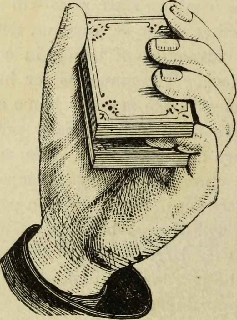 An illustration from Modern magic. : A practical treatise on the art of conjuring., 1885, leaf 35