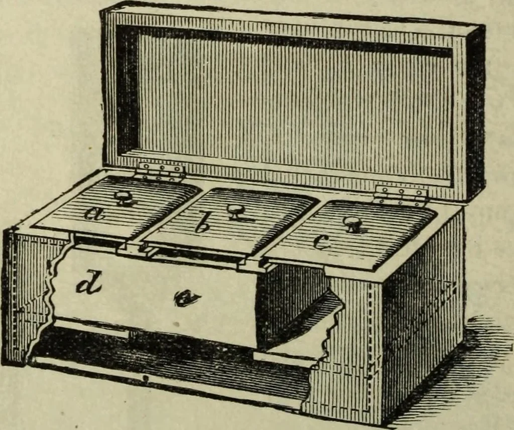 An illustration from Modern magic. : A practical treatise on the art of conjuring., 1885, leaf 375