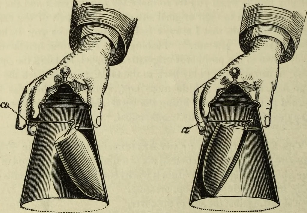 An illustration from Modern magic. : A practical treatise on the art of conjuring., 1885, leaf 379