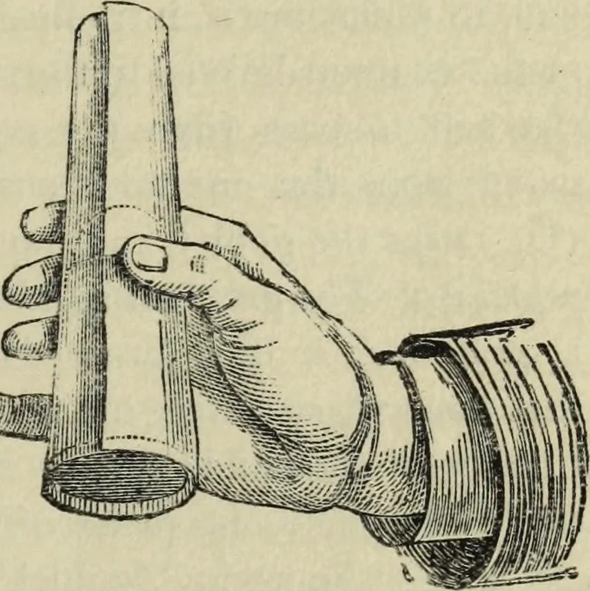 An illustration from Modern magic. : A practical treatise on the art of conjuring., 1885, leaf 384