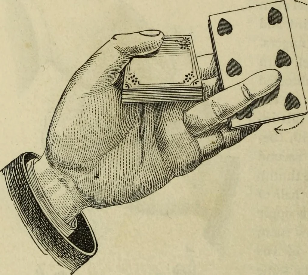 An illustration from Modern magic. : A practical treatise on the art of conjuring., 1885, leaf 41