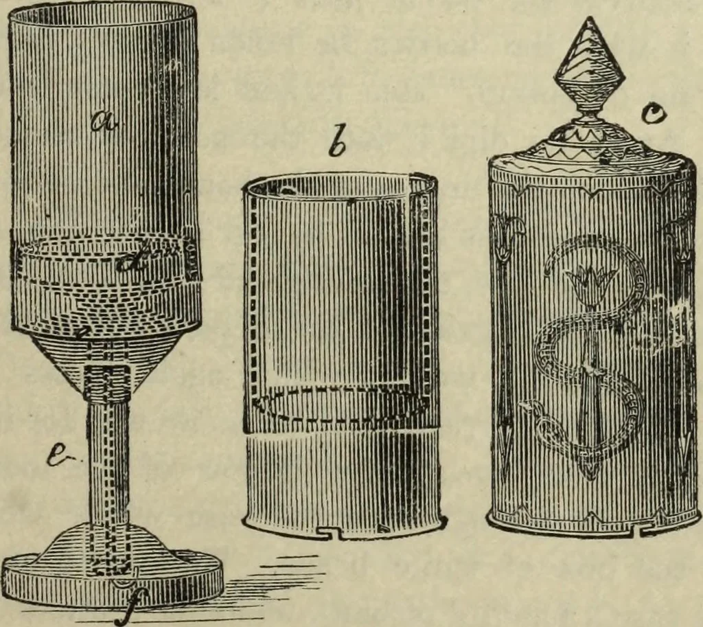 An illustration from Modern magic. : A practical treatise on the art of conjuring., 1885, leaf 412