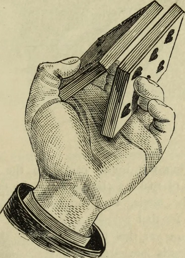An illustration from Modern magic. : A practical treatise on the art of conjuring., 1885, leaf 42