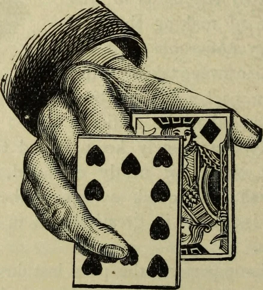 An illustration from Modern magic. : A practical treatise on the art of conjuring., 1885, leaf 43