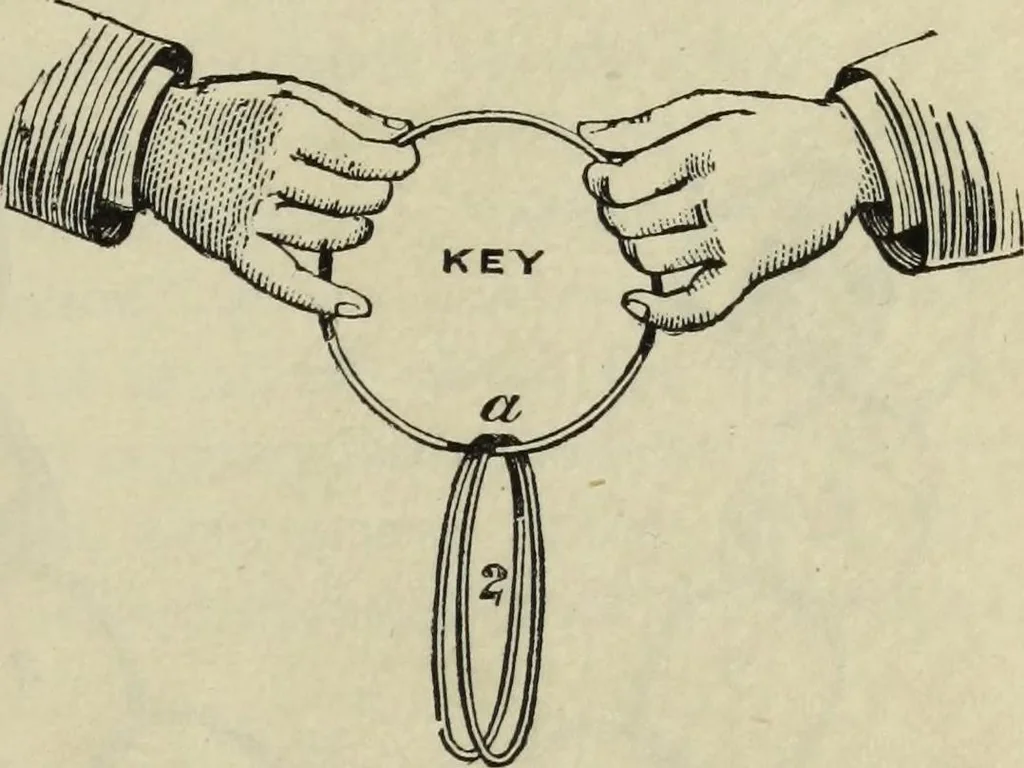 An illustration from Modern magic. : A practical treatise on the art of conjuring., 1885, leaf 430