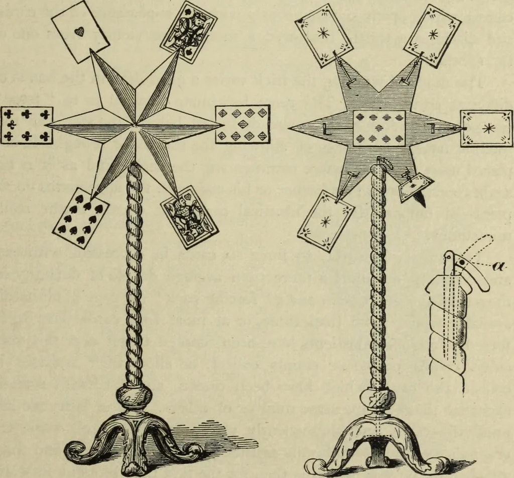 An illustration from Modern magic. : A practical treatise on the art of conjuring., 1885, leaf 478