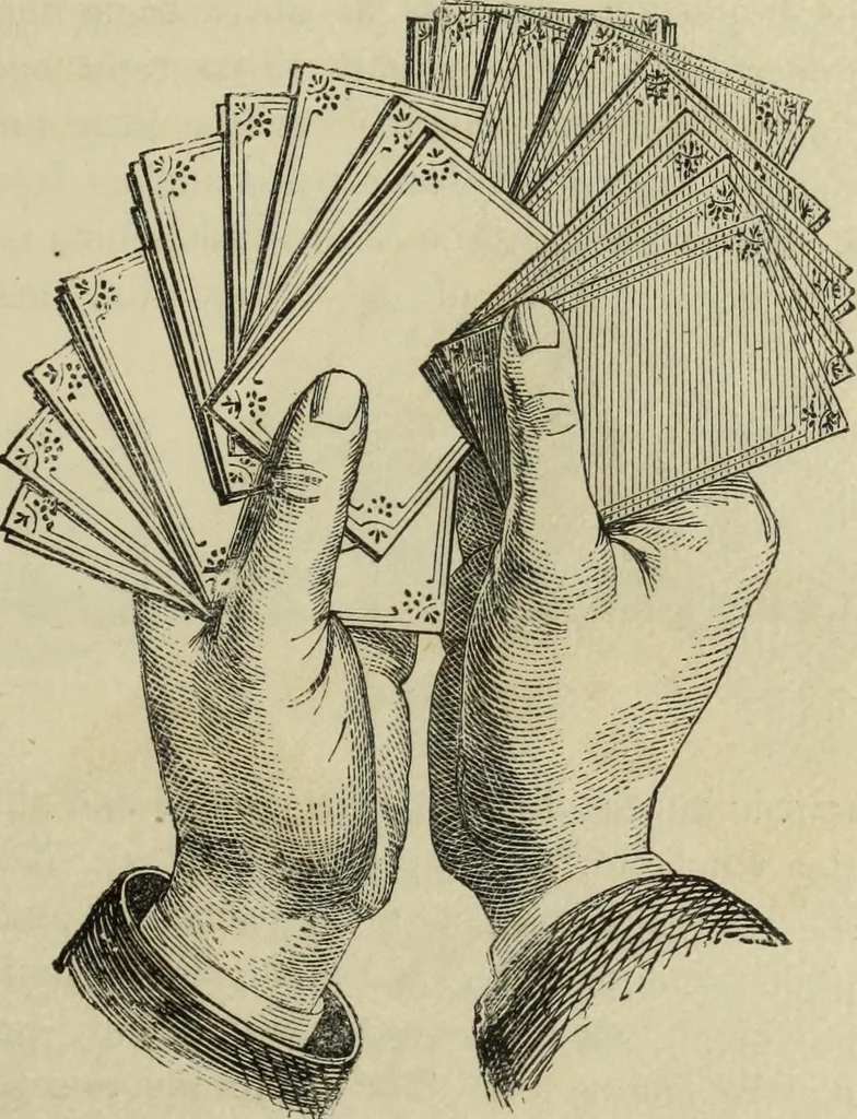 An illustration from Modern magic. : A practical treatise on the art of conjuring., 1885, leaf 48