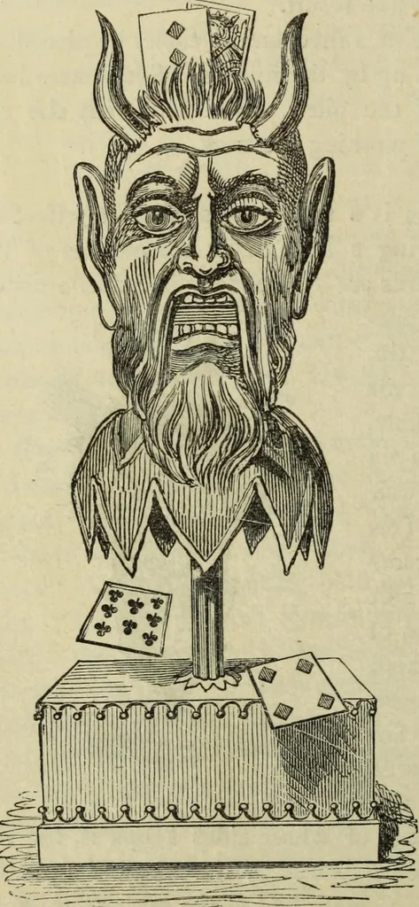 An illustration from Modern magic. : A practical treatise on the art of conjuring., 1885, leaf 481