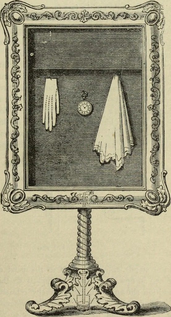 An illustration from Modern magic. : A practical treatise on the art of conjuring., 1885, leaf 486