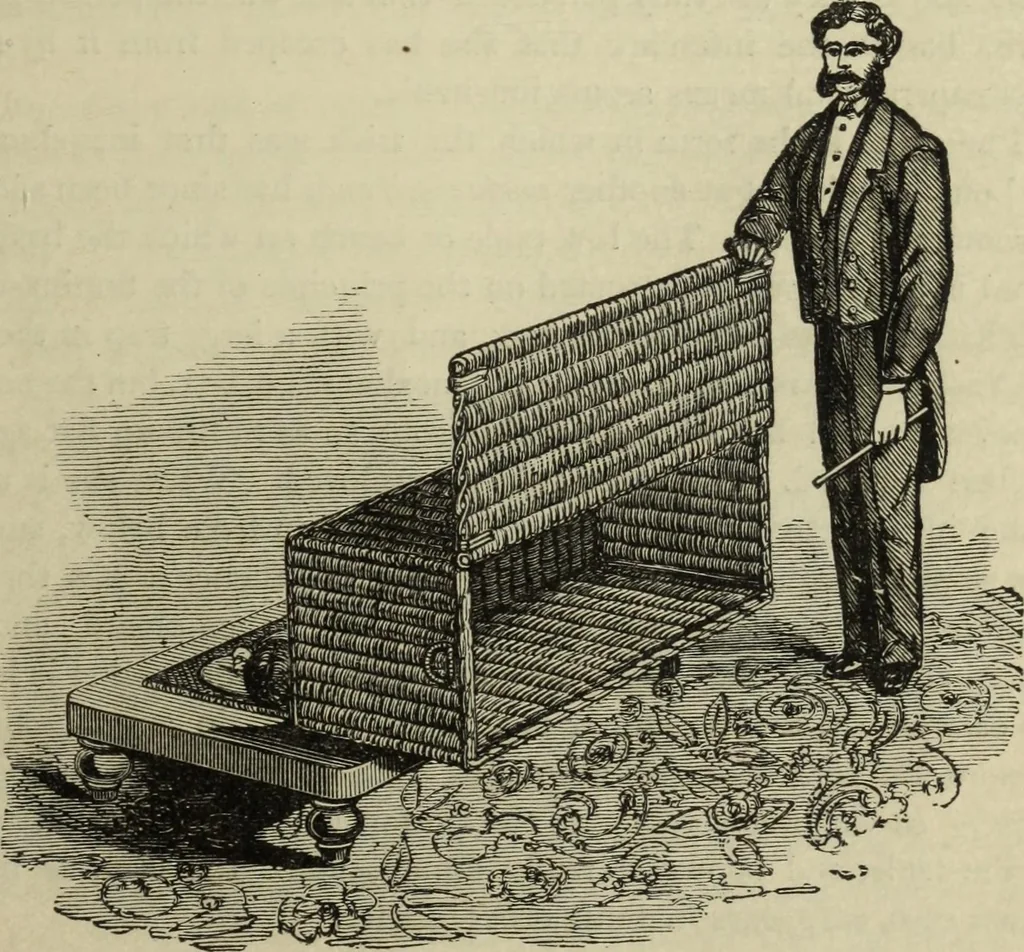 An illustration from Modern magic. : A practical treatise on the art of conjuring., 1885, leaf 502