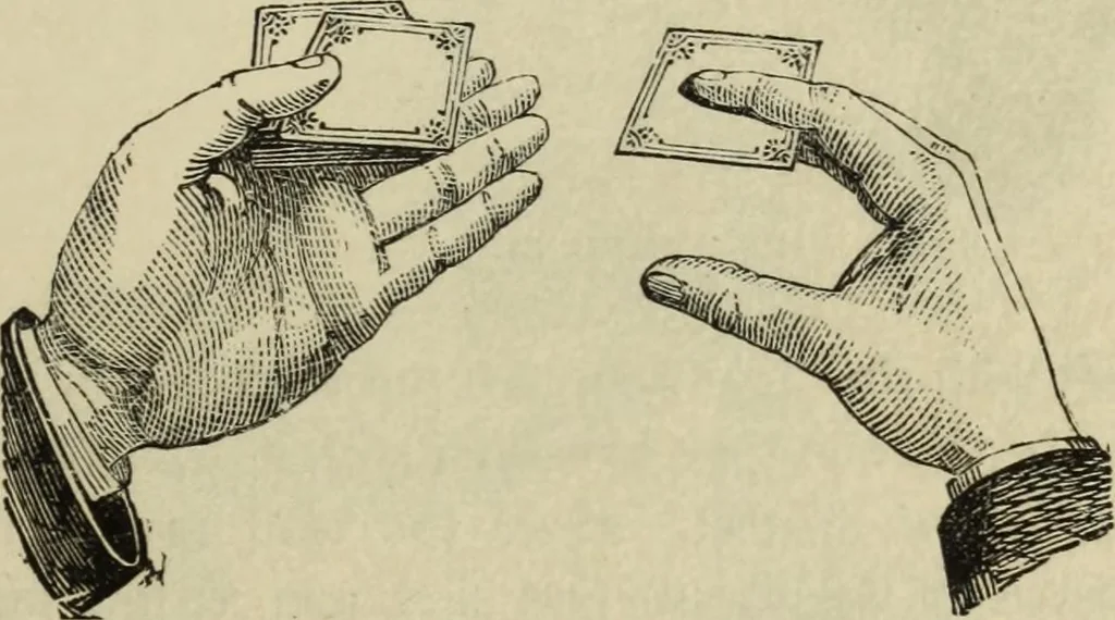 An illustration from Modern magic. : A practical treatise on the art of conjuring., 1885, leaf 52