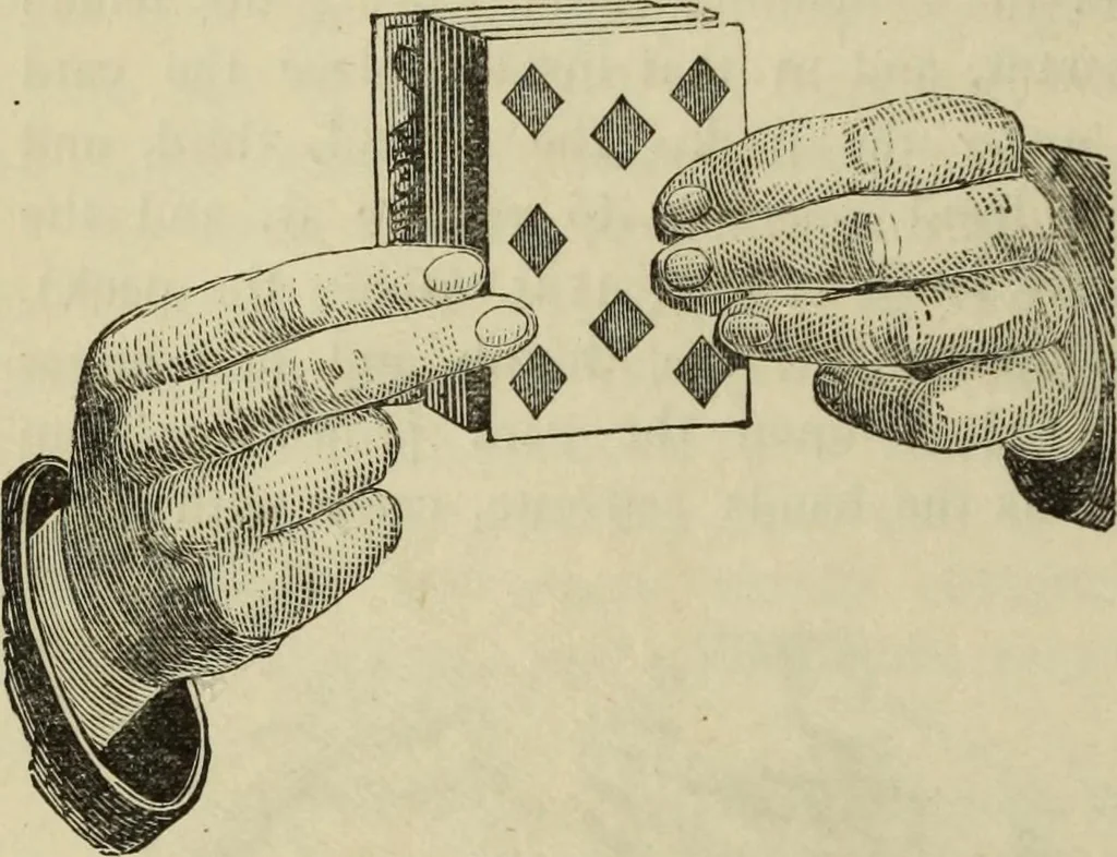 An illustration from Modern magic. : A practical treatise on the art of conjuring., 1885, leaf 53