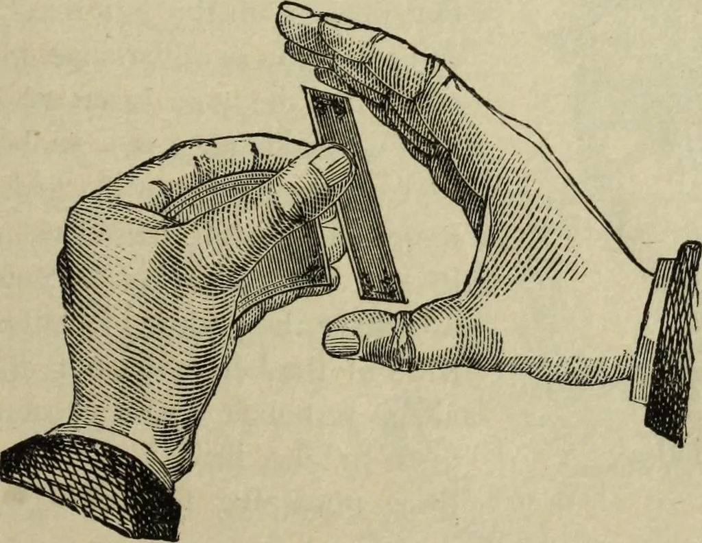 An illustration from Modern magic. : A practical treatise on the art of conjuring., 1885, leaf 56