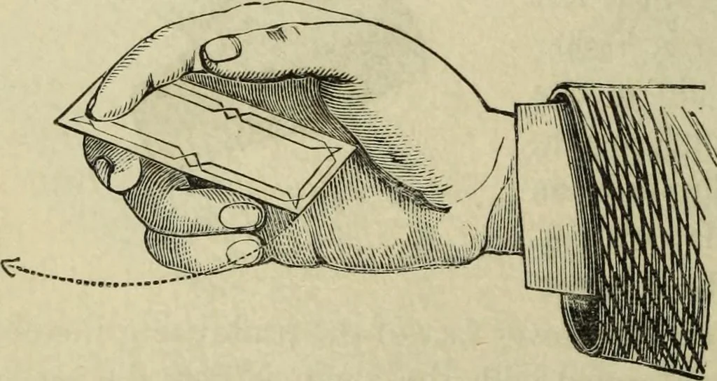 An illustration from Modern magic. : A practical treatise on the art of conjuring., 1885, leaf 61