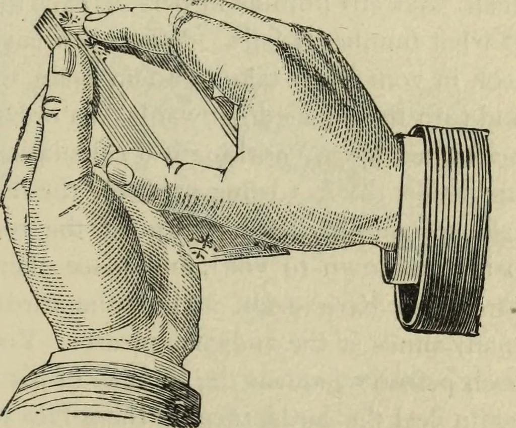 An illustration from Modern magic. : A practical treatise on the art of conjuring., 1885, leaf 66