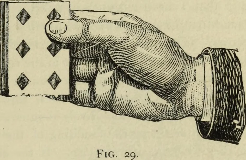 An illustration from Modern magic. : A practical treatise on the art of conjuring., 1885, leaf 68